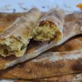 Filoncini di pane con zucca cotta nel microonde