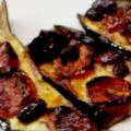 MELANZANE CON POMODORI CONFIT;PROVOLA,OLIVE[...]