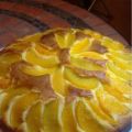Torta alle pesche sciroppate