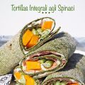Tortillas integrali agli spinaci