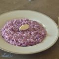 Risotto con cavolo viola e robiola