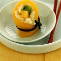 Sushi dolce al melone e kiwi