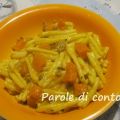 Pasta cremosa alla zucca e salsiccia
