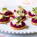 Crema di barbabietole rosse e formaggio