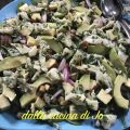 Baccalà in insalata con ceci e ricotta al limone