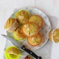 Muffins di kamut limone e fragole
