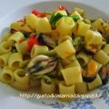 Pasta cozze e asparagi