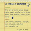 La spesa di novembre