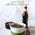 Zuppa di legumi e verza alla birra e rosmarino