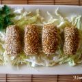 Crocchette di lenticchie e miglio al sesamo