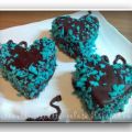 Cuoricini ricoperti con la glassa al cioccolato!