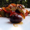 Peperoni con olive e capperi