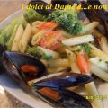 Pennette con Broccoli e cozze.