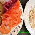Tartellona di pane nero con orata e salmone[...]