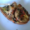 Crostino di pane con cicoria mazzancolle e[...]