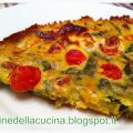 Frittata al forno con pomodorini e asparagi