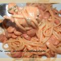 LINGUINE CON WURSTEL