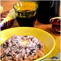 RISOTTO AL BARBERA CON RADICCHIO E TALEGGIO