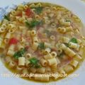 Pasta con brodo di torpedine (tremola)