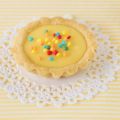 tortine ripiene con crema al limone