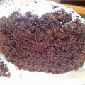 Torta semplice al cioccolato e caffè