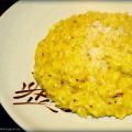 Risotto allo zafferano e funghi porcini secchi