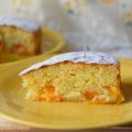 Torta con  yogurt allo zenzero e albicocche