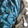 Embroidered Cardigan - Army Green with Rosegal