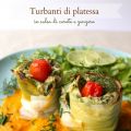 Turbanti di platessa in salsa di carote e[...]