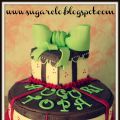 Torta pacco regalo a 2 piani