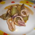 Totano con carciofi