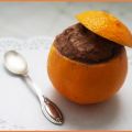 Mousse vegan al cioccolato e arancia