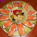 Crostini con salmone e stracchino