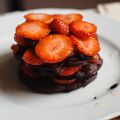 Strawberry Chocolate Pancakes