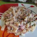 pasta con crema di broccoli e salsiccia