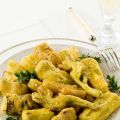 Fritto di cardi e carciofi in pastella