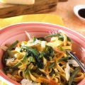 Fettuccine con bietole e fagiolini