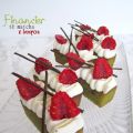 Financier al thé Matcha e lamponi con ganache