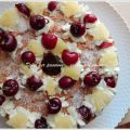 Chiffon cake alla crema di cocco e ananas