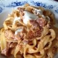 Tagliatelle al prosciutto