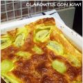 Clafoutis con kiwi