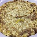 Risotto con funghi porcini e salsiccia