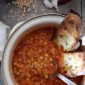Zuppa di roveja decorticata