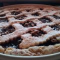 Crostata di lamponi e amaretti