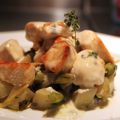 Pollo in crema di asparagi
