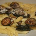 pasta con le zucchine fritte