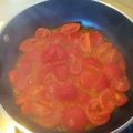 Mezze maniche pomodorini e mozzarella