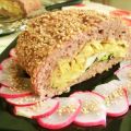 Rotolo di macinato con ripieno di tagliatelle