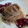SPAGHETTI DI KAMUT CON CREMA DI RADICCHIO