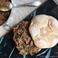 Panino con lampredotto in zimino